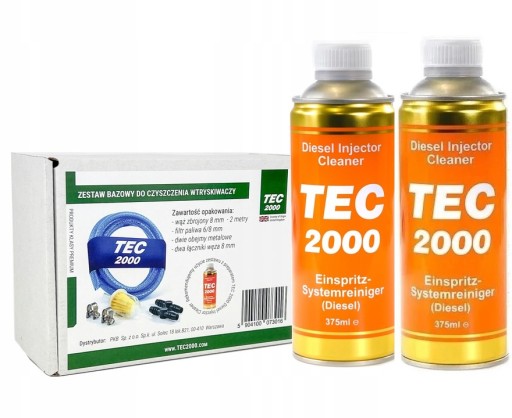 2 комплекта для промывки дизельных форсунок TEC 2000