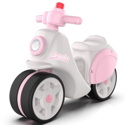 Самокат Falk Ride-On Strada Retro для девочек, бесшумные шины, от 1 года