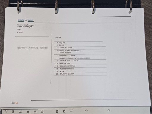 Каталог запчастей Deutz Fahr DF m1202 m2480 m2580 m2680 m2685 m2780 m35.80