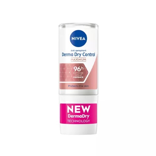 NIVEA Derma Dry Control Female Antyperspirant roll-on, 50 ml