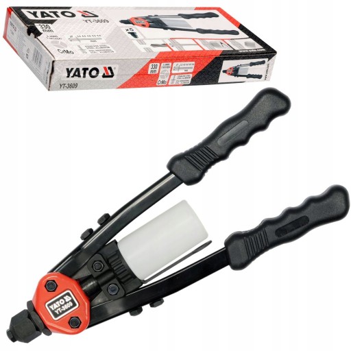 YATO NITOWNICA DŹWIGNIOWA DO NITÓW 3.2 - 6.4mm 3SZCZĘKI 330MM YT-3609