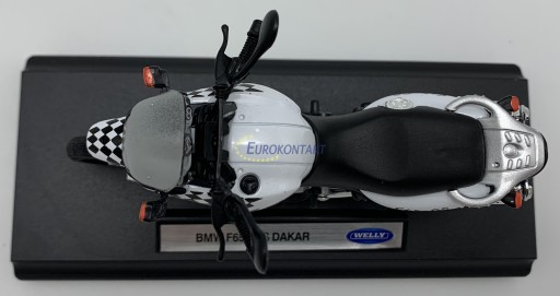 BMW F650 GS Dakar мотоцикл 1:18 модель Welly 12146D