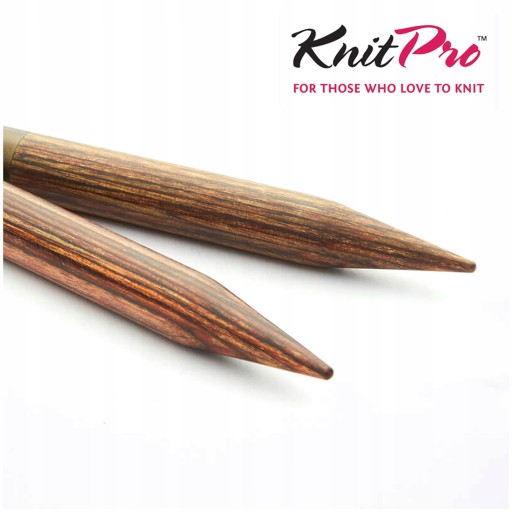 KNITPRO деревянные сменные спицы - ИМБИРНЫЙ - 5,50 мм