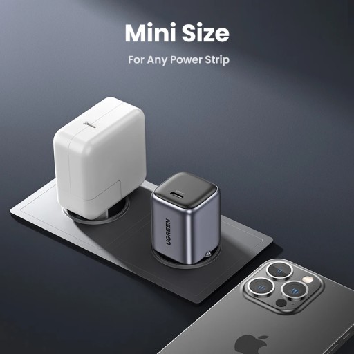 UGREEN 20 Вт 30 Вт GaN PD зарядное устройство Быстрое зарядное устройство USB типа C USB C PD3.0 QC3.0