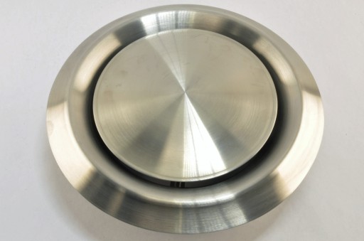 Anemostat naw/wyw KCN śr. 200mm chromoniklowy