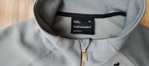 Размер флисовой толстовки PEAK PERFORMANCE FORT ZIP XXL