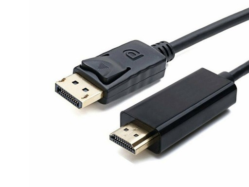 КАБЕЛЬ-АДАПТЕР DISPLAY PORT КАБЕЛЬ DISPLAYPORT КОНВЕРТЕР DP в HDMI 1,8M