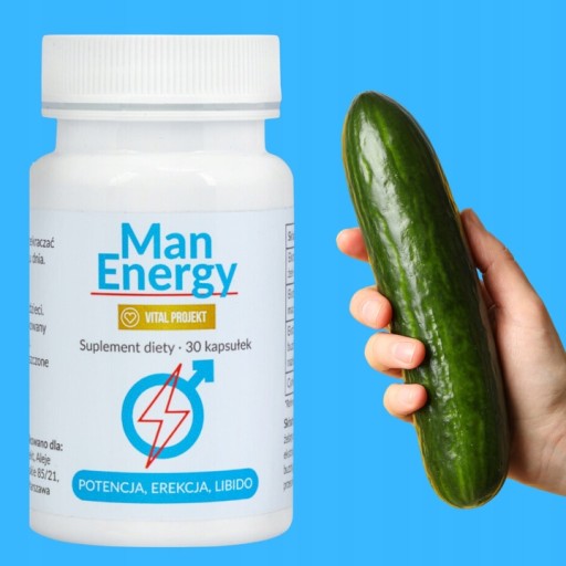ТАБЛЕТКИ ДЛЯ СИЛЬНОЙ ЭРЕКЦИИ ЖЕЛАНИЕ ЛИБИДО MAN ENERGY 90x + БЕСПЛАТНО