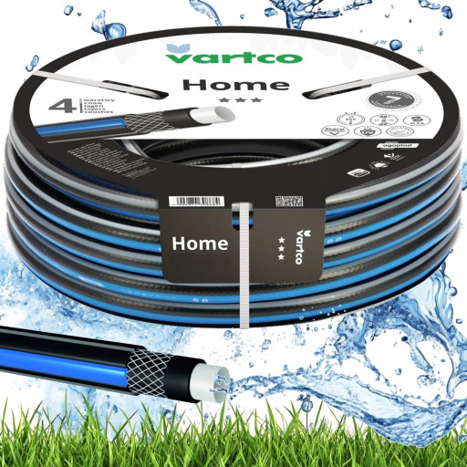 САДОВЫЙ ШЛАНГ 4-СЛОЙНЫЙ VARTCO HOME 25BAR 3/4'''' 50М ПОЛИРОВАТЬ ПРОДУКТ