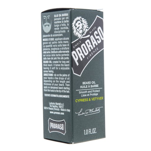 Proraso Масло для бороды Cypress Vetyver 30 мл