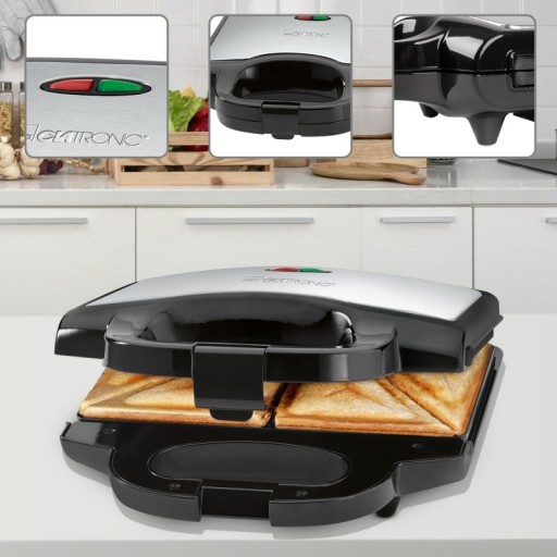 OPIEKACZ TOSTER DO TOSTÓW KANAPEK SANDWICZ SANDWICH 750W MOCNY NIEMIECKI