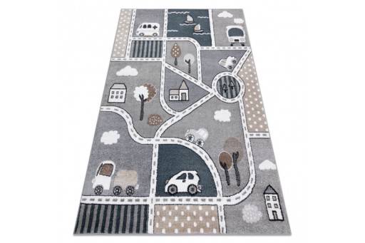 Dywan FUN STRADE 160x220 ulice uliczki miasto auta