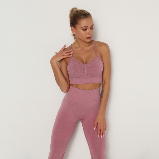 SPORTS SET топ бесшовные леггинсы для фитнеса L