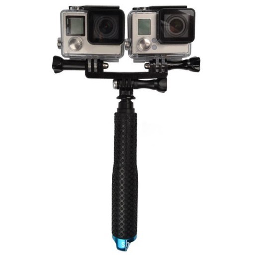 Двойной тройник для камер GoPro, светодиодная лампа