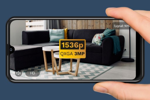IP-камера для помещений с Wi-Fi, 3 МП, 360°, зум Tuya