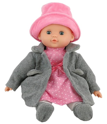 różowa lalka BABY bobas BORN mówi ŚPIEWA zamyka oczy nr49