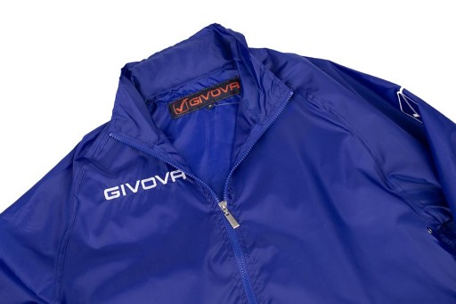 Givova Мужская нейлоновая куртка-дождевик с капюшоном, размер XXS