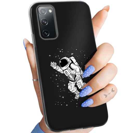 ETUI DO SAMSUNG GALAXY S20 FE / 5G WZORY ASTRONAUTA KOSMONAUTA RAKIETA CASE