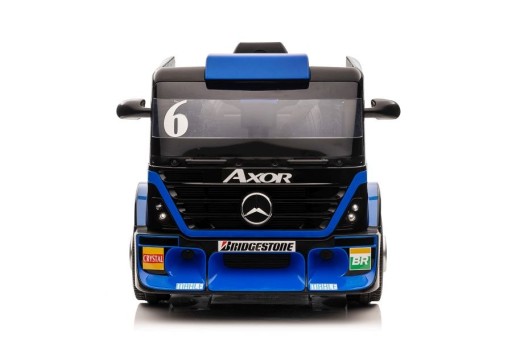 Автомобиль с аккумулятором Mercedes + прицеп XMX622B Темно-синий ЖК-дисплей
