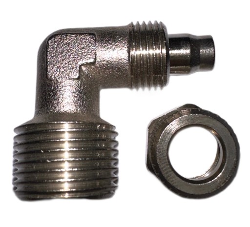 СОЕДИНИТЕЛЬ ДЛЯ ТЕФЛОНОВОГО ШЛАНГА 6X8MM 3/8 M, УГОЛЬНИК