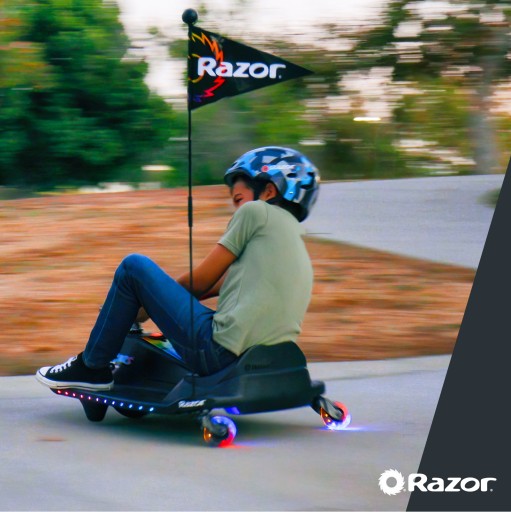 Razor CRAZY CART Shift Легкий дрифт-автомобиль