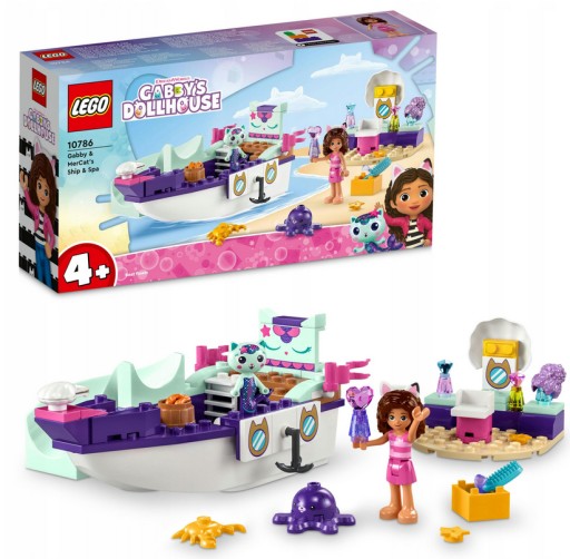 КОМПЛЕКТ LEGO «РУСАЛОЧКА» КОРАБЛЬ И СПА «ГАБИ ГАББИ» КУКОЛЬНЫЙ ДОМ ЛОДЗИНСКИЙ КОШИННЫЙ ДОМИК