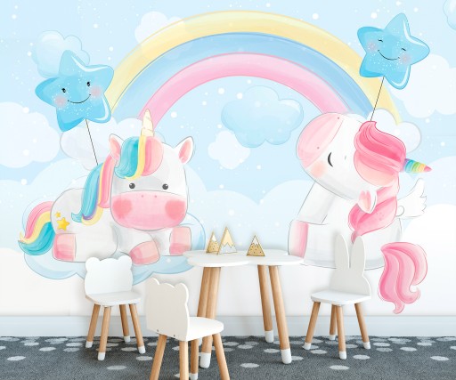 Фотообои ДЛЯ КОМНАТЫ ДЕВОЧКИ Rainbow XXL 368x254