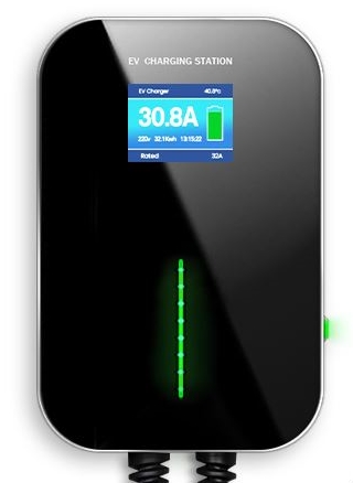 Зарядная станция для электромобилей, 22 кВт, розетка Т2, RFID