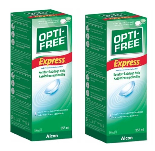 Alcon OPTI-FREE Express жидкость 355 мл OPTIFREE x2 шт.