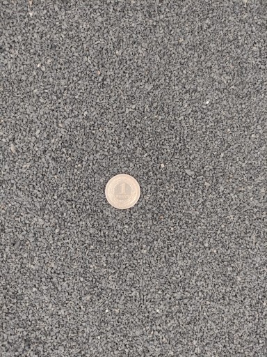 Czarny marmur żwirek piasek grafitowy naturalny do szkła akwarium fi.1-2mm