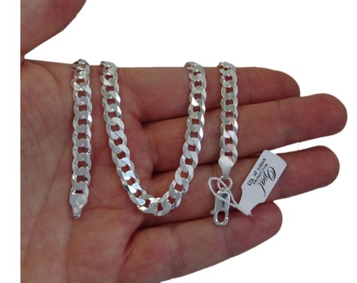 СЕРЕБРЯНАЯ ЦЕПЬ 925 50 СМ С ПОДАРОЧНОЙ ГРАВИРОВКОЙ