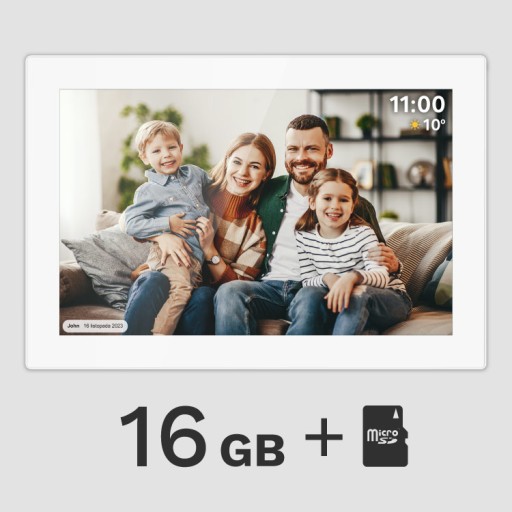 ЦИФРОВАЯ ФОТОРАМКА KRUGER&MATZ РАМОЧНАЯ ПАНЕЛЬ 10,1 ДЮЙМА WI-FI ANDROID