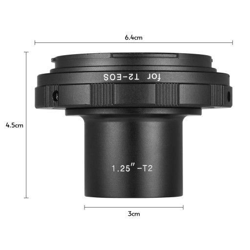 Фотография переходного кольца Andoer 1.25-T2-EOS