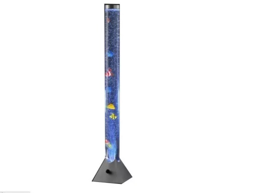 LAMPA PODŁOGOWA DIREKT AVA KOLUMNA WODNA Z RYBKAMI LED