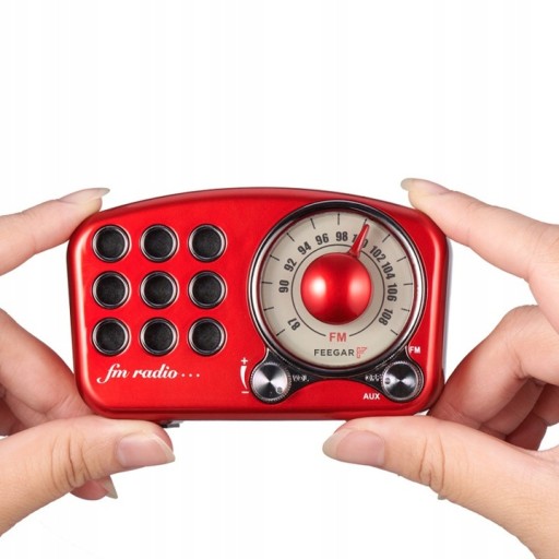 РАДИО РЕТРО МИНИ FM FEEGAR BLUETOOTH MICRO SD
