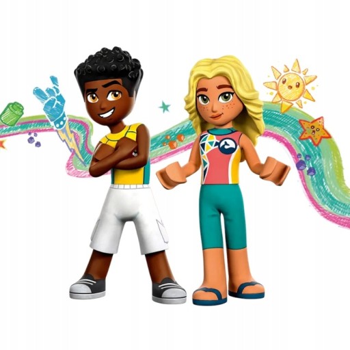 LEGO Friends 41752 Набор «Спасательный гидросамолет» + бумажный пакет LEGO