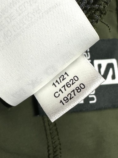 SALOMON WAYFARER Spodenki Szorty Techniczne Męskie Logowane Khaki r. 50
