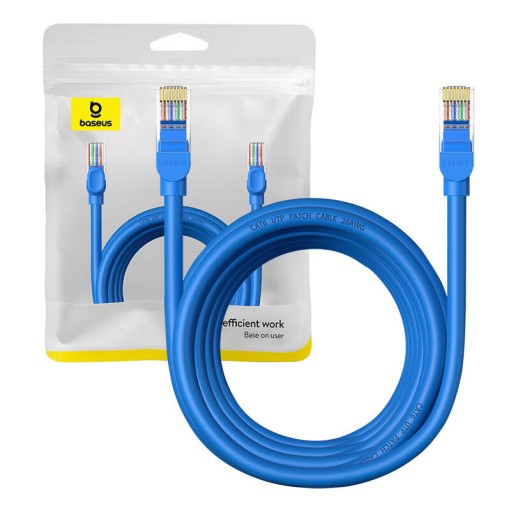 RJ45 - RJ45 LAN КАБЕЛЬ ETHERNET CAT6 ИНТЕРНЕТ-КАБЕЛЬ 5M BASEUS