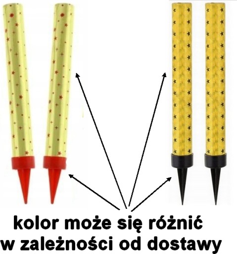 2szt FONTANNA TORTOWA RACA ŚWIECA ŚWIECZKA ZŁOTA NA TORT URODZINY ŚLUB 12cm