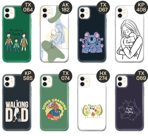 ETUI DO IPHONE 11 WZORY RODZINA FAMILIA DOM OBUDOWA POKROWIEC CASE