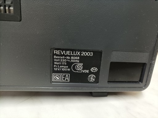Кинопроектор REVUE LUX 2003 - супер 8 мм и стандартный 8 мм