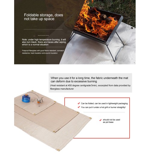 ANTYTŁUSZCZOWA MATA POD GRILLA BBQ 80X60 CM