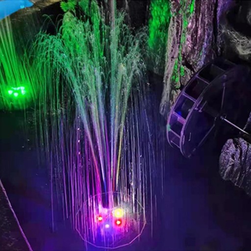 СВЕТОДИОДНЫЙ СОЛНЕЧНЫЙ САДОВЫЙ ФОНТАН, ПЛАВАЮЩИЙ В ПРУД RGB НАСОС