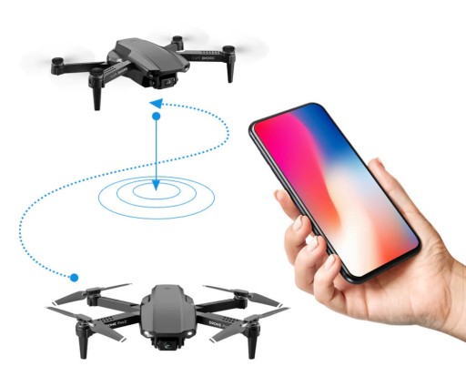 МЕГА НАБОР Профессиональный Дрон с КАМЕРОЙ E99PRO2 3 аккумулятора Wi-Fi Детский + КОВрик