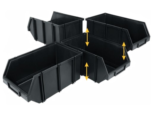 Контейнер-органайзер для хранения кювет Modułbox 4.1
