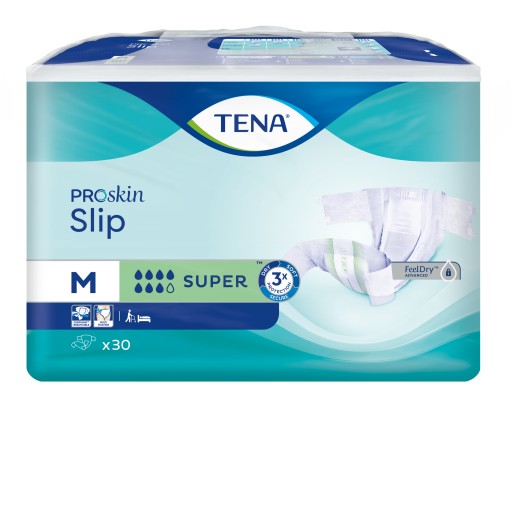 Подгузники Tena Slip Proskin M, 80-110 см, 30 шт.