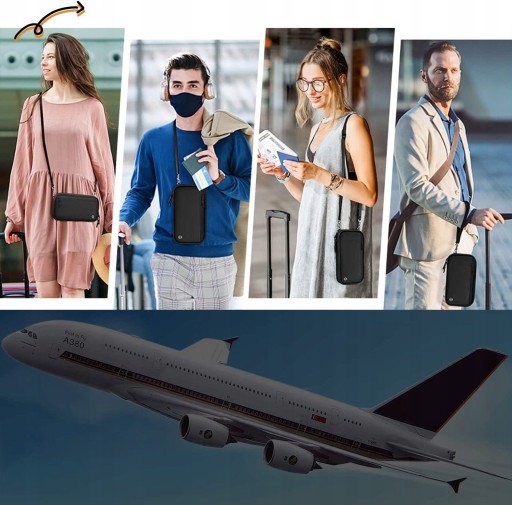 PORTFEL PODRÓŻNY ETUI NA PASZPORT DOKUMENTY RFID