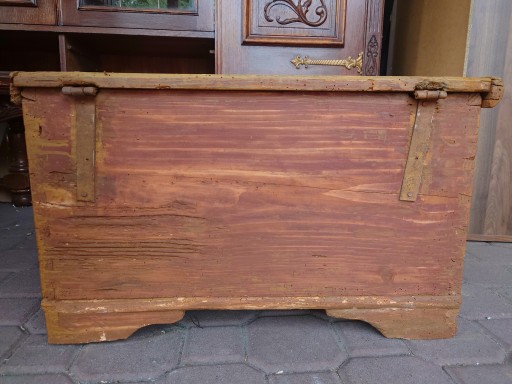 Skrzynia drewniana kufer stary design