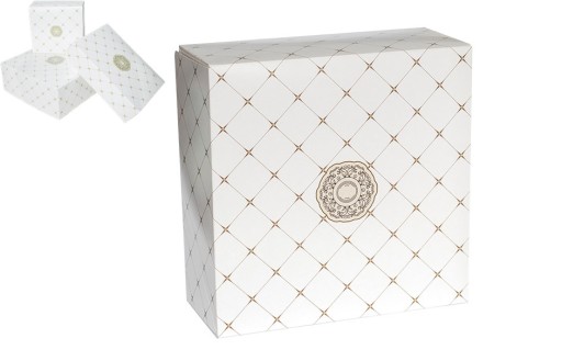 Коробка для торта ROSETTE 26x26x12см 15сек.