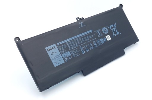 ОРИГИНАЛЬНЫЙ НОВЫЙ аккумулятор F3YGT DELL Latitude 7280 7290 7380 7390 7480 7490